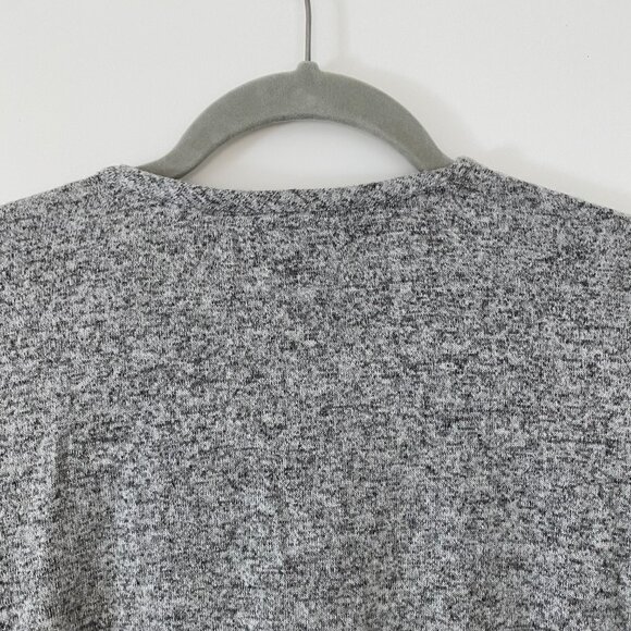 Natori Ulla Heather Grey Long Sleeve Lounge Top - Picture 9 of 12